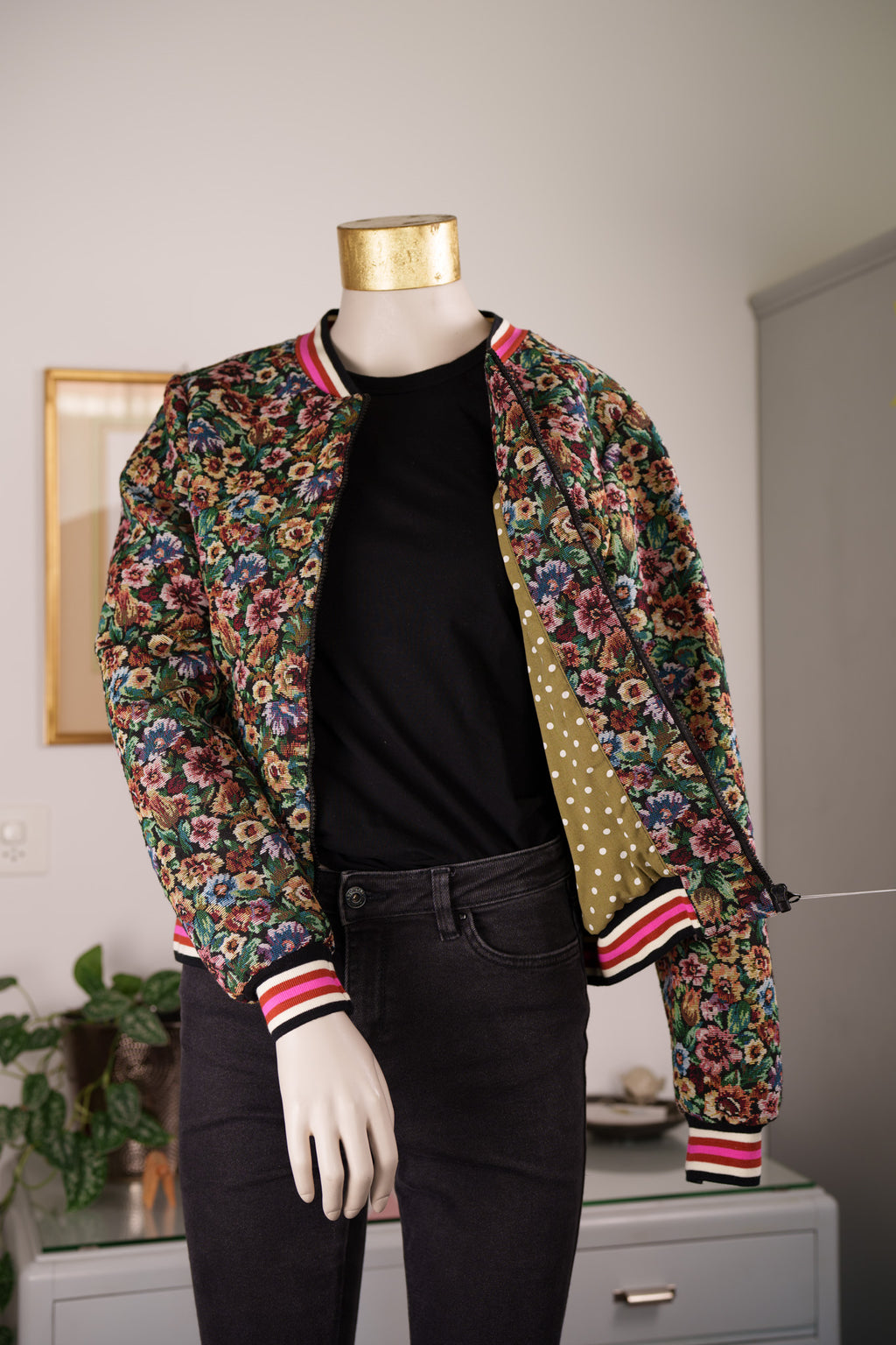Bomberjacke "Blumenmeer"