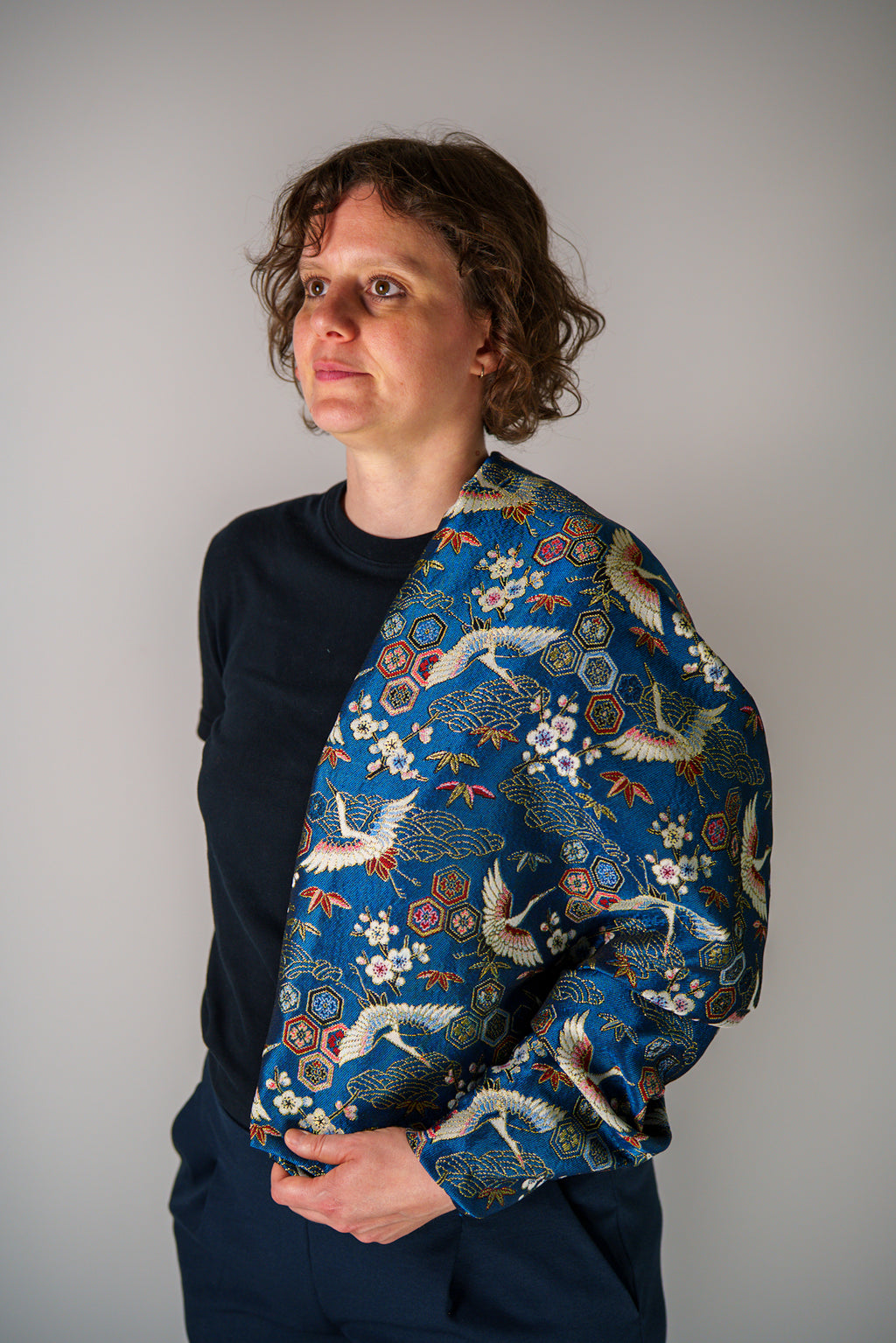 Custom Made Bomberjacke "Kranich"